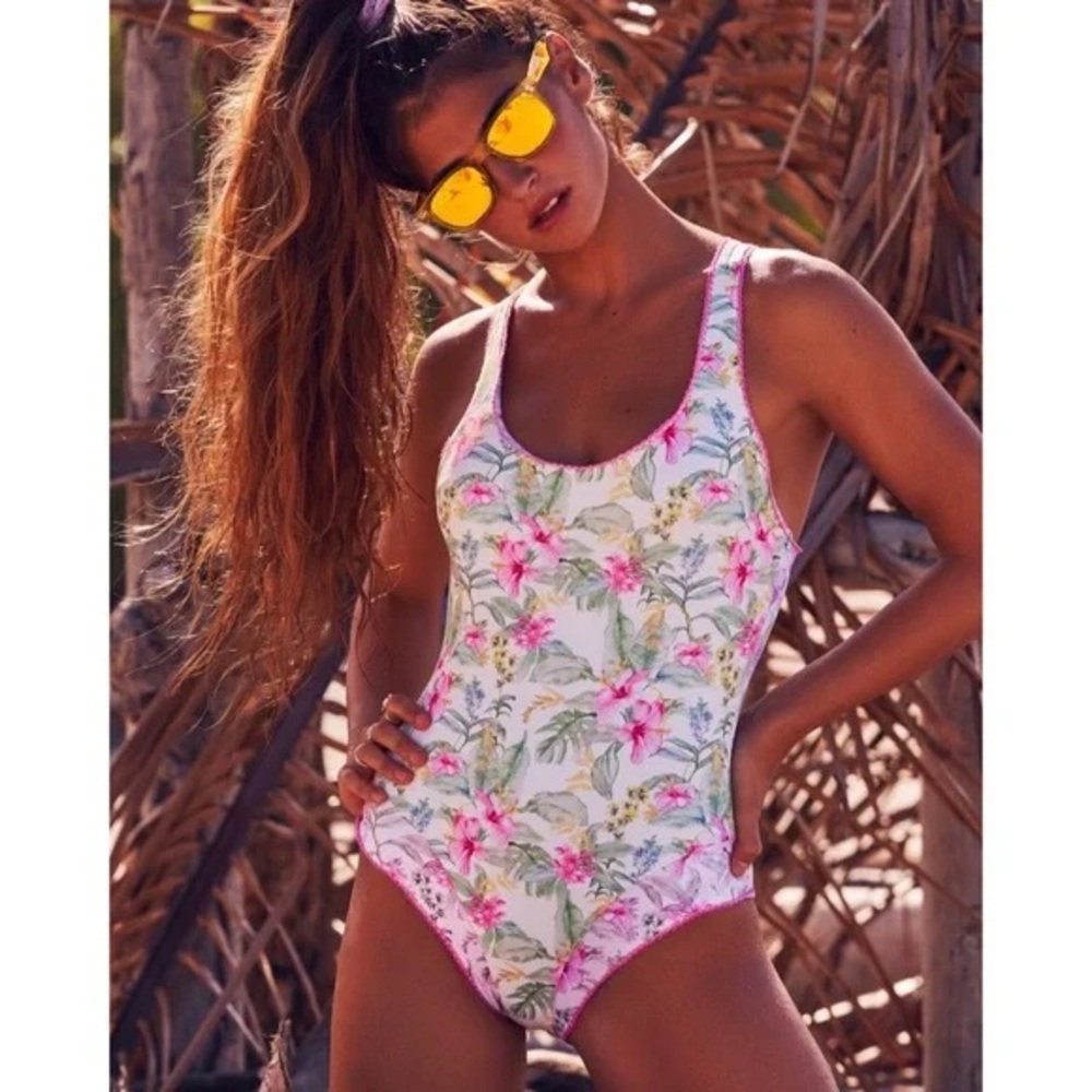 Brand new Loveshack Fancy x Hurley Hawaiian Hibiscus One Piece